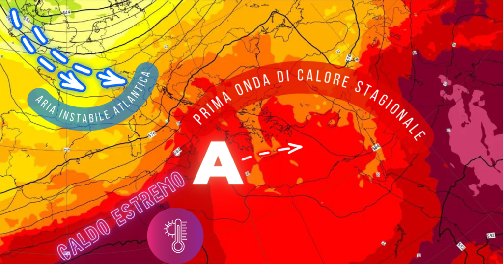 evoluzione barica e termica per i prossimi giorni