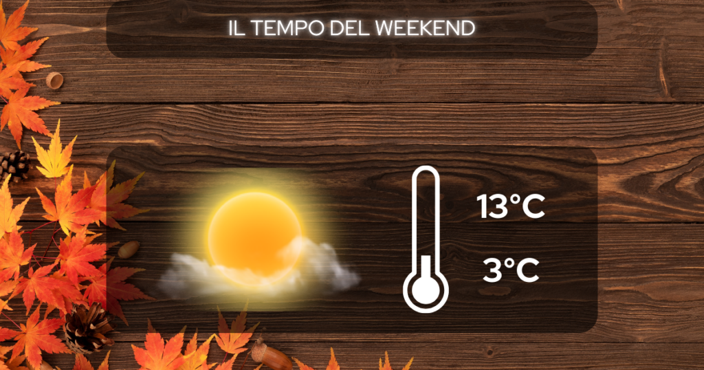 10 gradi in meno per domani