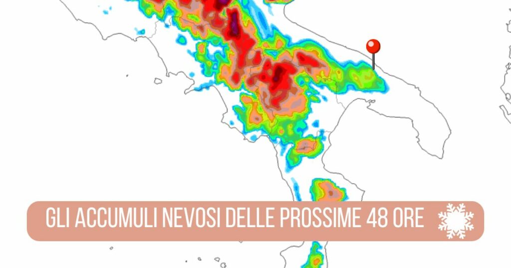 la neve della Vigilia di Natale 2024